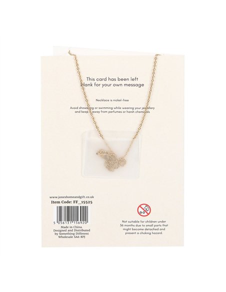 Blue Aura Crystal Mushroom Necklace Greeting Card FF_15525 - pic 137843 | FastDaddyshop