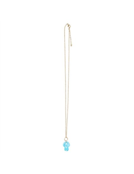 Blue Aura Crystal Mushroom Necklace Greeting Card FF_15525 - pic 137844 | FastDaddyshop