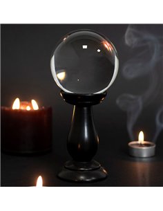Small Clear Crystal Ball on Stand FT_52330 2