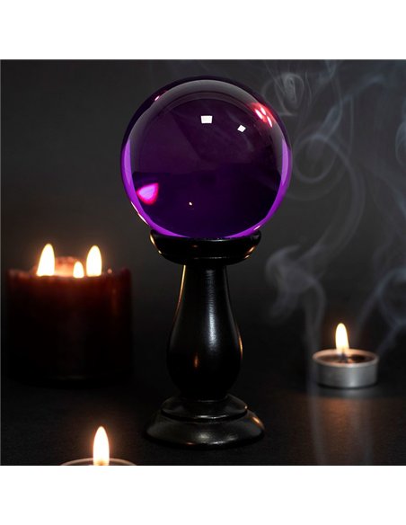 Small Purple Crystal Ball on Stand FT_55130 - pic 137880 | FastDaddyshop