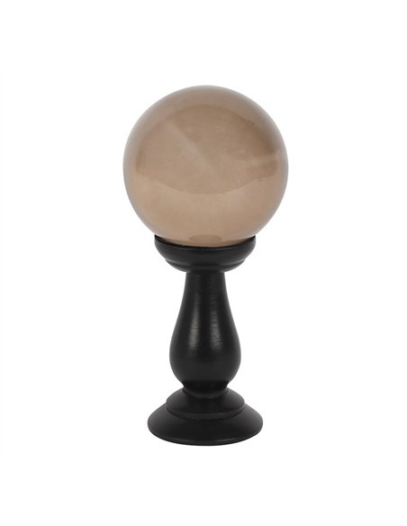 Small Smoke Grey Crystal Ball on Stand FT_55330 - pic 137884 | FastDaddyshop