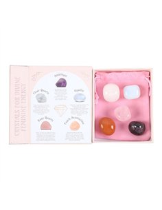 Set of 5 Crystals for Divine Feminine Energy GD_68225