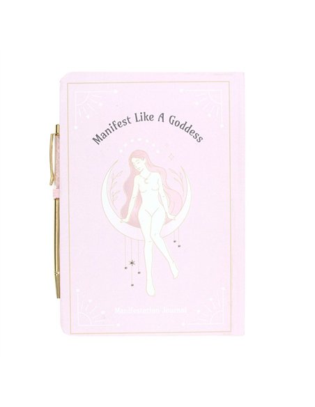 Goddess Energy A5 Manifestation Journal and Rose Quartz Crystal Pen GD_68425 - pic 137894 | FastDaddyshop