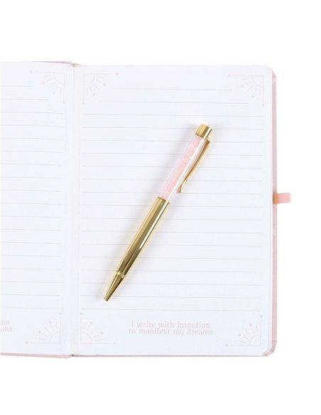 Goddess Energy A5 Manifestation Journal and Rose Quartz Crystal Pen GD_68425 - pic 137895 | FastDaddyshop