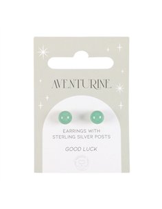 Aventurine Semi Precious Crystal Earrings MG_87623