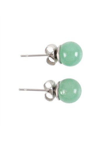 Aventurine Semi Precious Crystal Earrings MG_87623