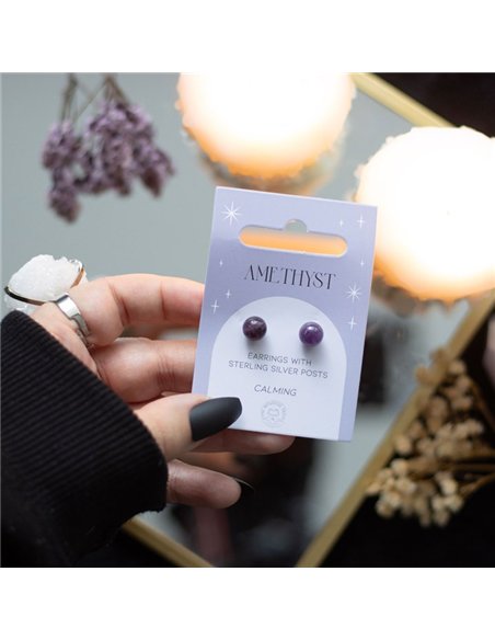 Amethyst Semi Precious Crystal Earrings MG_87823 - pic 137964 | FastDaddyshop