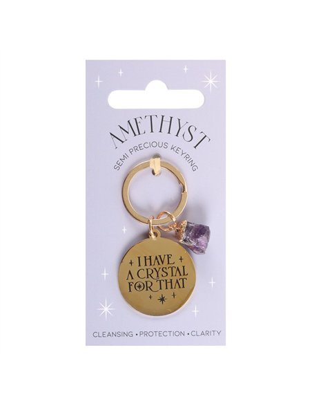 I Have a Crystal for That Amethyst Crystal Keyring MG_92823 - pic 137981 | FastDaddyshop