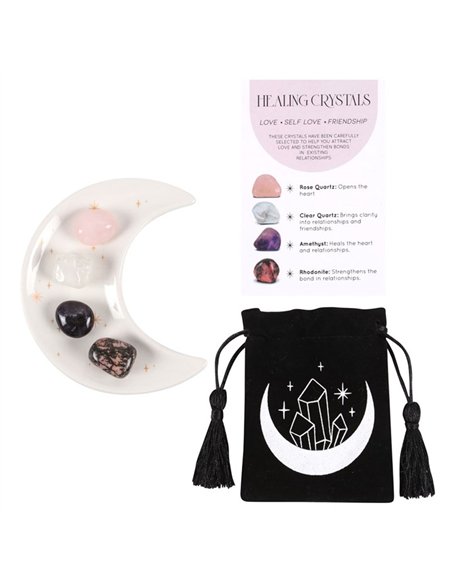 Love Healing Crystal Set with Moon Trinket Dish MG_95522 - pic 138020 | FastDaddyshop