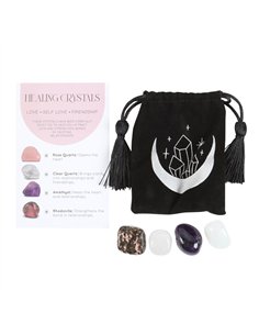 Love Healing Crystal Set with Moon Trinket Dish MG_95522 2