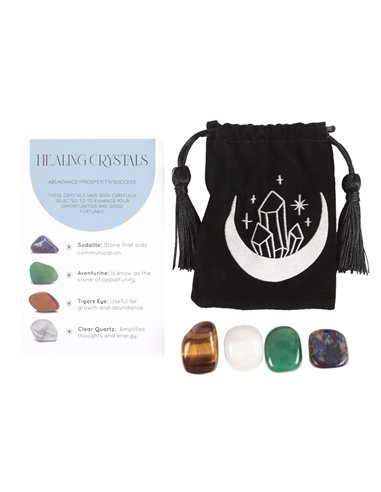 Success Healing Crystal Set with Moon Trinket Dish MG_95622