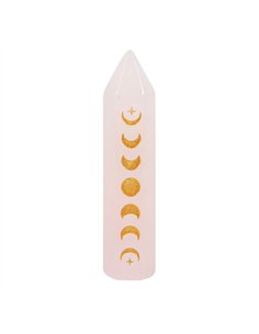 5cm Rose Quartz Moon Phase Crystal Point MG_95722 2