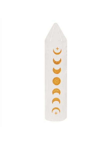 5cm Clear Quartz Moon Phase Crystal Point MG_96022 - pic 138043 | FastDaddyshop