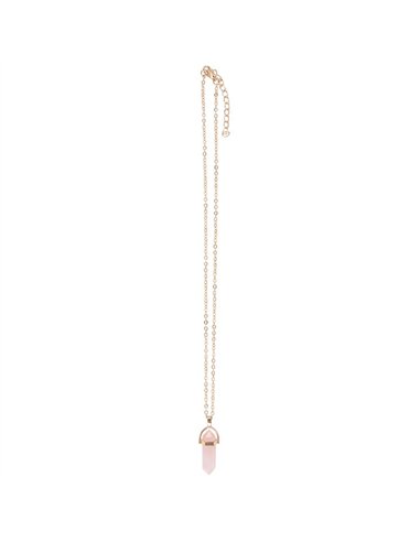 Rose Quartz Crystal Necklace Card MG_96122