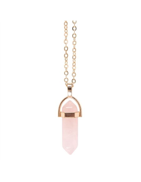 Rose Quartz Crystal Necklace Card MG_96122 - pic 138050 | FastDaddyshop