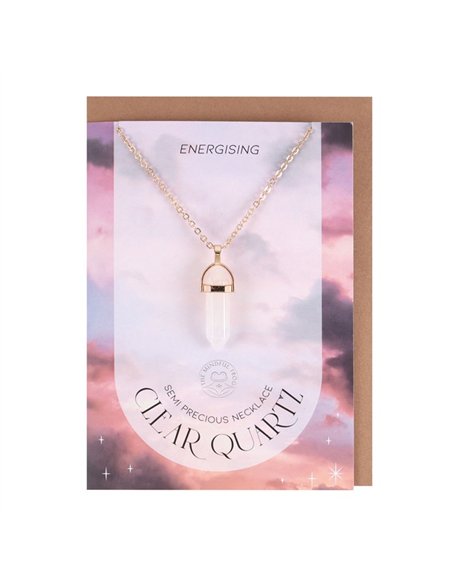 Clear Quartz Crystal Necklace Card MG_96422 - pic 138059 | FastDaddyshop