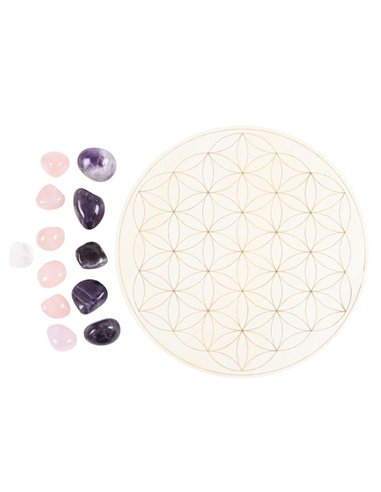 Flower of Life Crystal Grid Set MG_96822