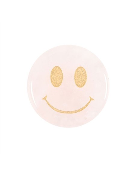 You Are Loved Rose Quartz Happy Face Crystal MO_17725 - pic 138090 | FastDaddyshop