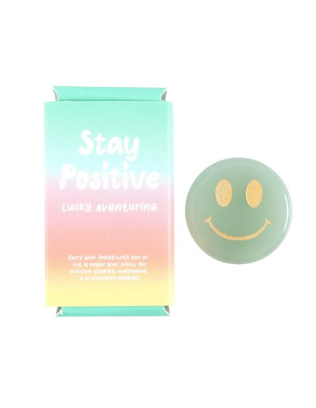Stay Positive Aventurine Happy Face Crystal MO_17825 - pic 138096 | FastDaddyshop