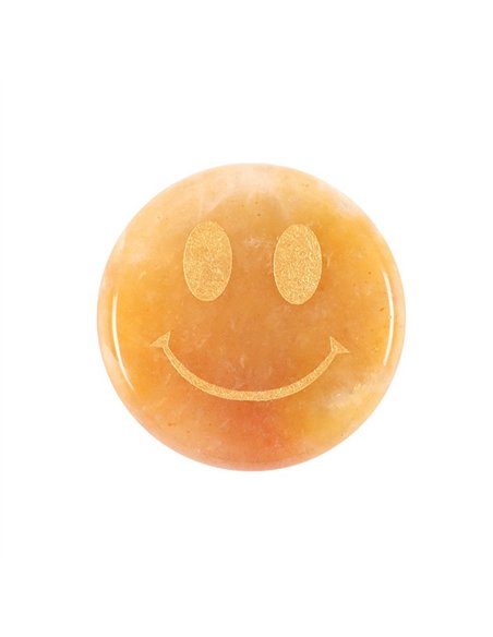 Be Brave Yellow Jade Happy Face Crystal MO_17925 - pic 138102 | FastDaddyshop