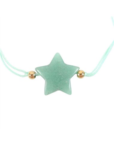 Shine Bright Aventurine Crystal Star Bracelet MO_45225