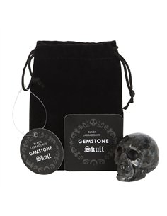 Black Labradorite  Crystal Skull MT_15224
