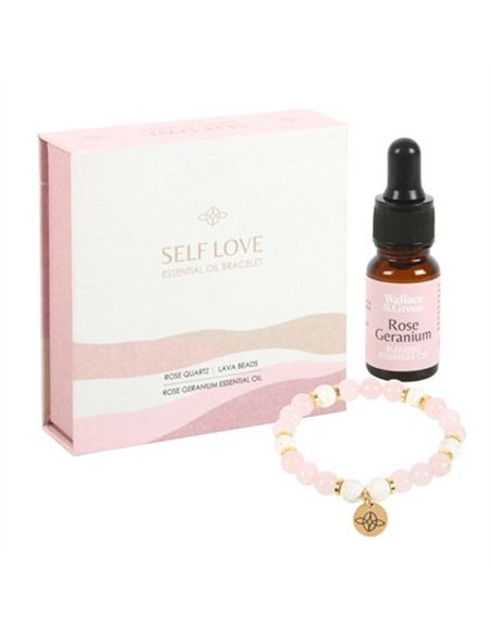 Self Love Rose Quartz Crystal Essential Oil Bracelet RT_00002 - pic 138144 | FastDaddyshop