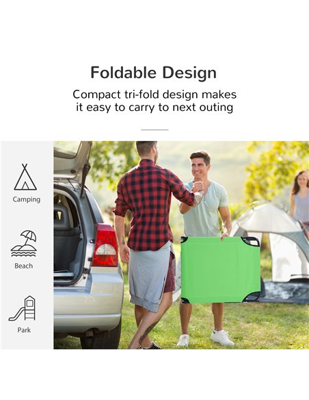 Outsunny Sun Lounger Foldable Reclining Chair with Pillow and Reading Hole Garden Beach Outdoor Recliner Adjustable Green - pic 13815 | FastDaddyshop