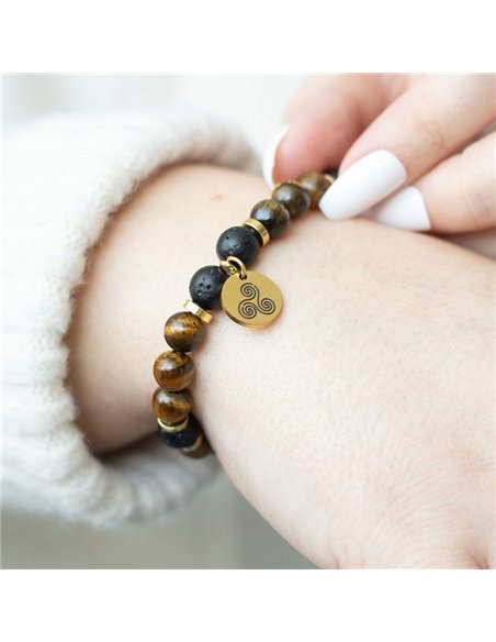 Confidence Tiger's Eye Crystal Essential Oil Bracelet RT_00005 - pic 138155 | FastDaddyshop