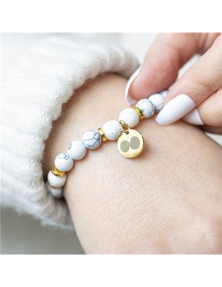 Stress Less Howlite Crystal Essential Oil Bracelet RT_00007 - pic 138165 | FastDaddyshop