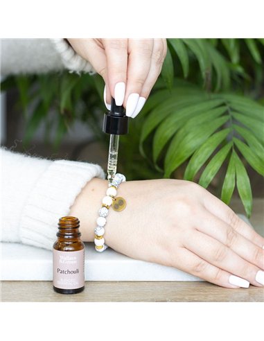 Stress Less Howlite Crystal Essential Oil Bracelet RT_00007