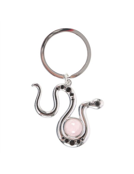 Snake Keyring with Rose Quartz Crystal SN_19225 - pic 138176 | FastDaddyshop