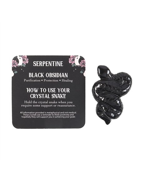 Black Obsidian Crystal Snake SN_19425 - pic 138181 | FastDaddyshop