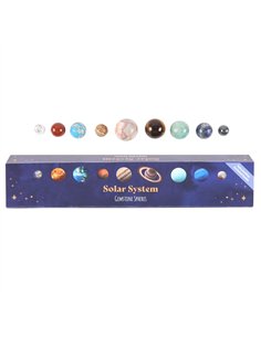 Solar System Gemstone Crystal Sphere Set  SO_06825 2