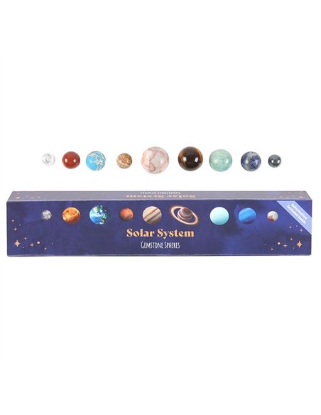 Solar System Gemstone Crystal Sphere Set  SO_06825 - pic 138184 | FastDaddyshop