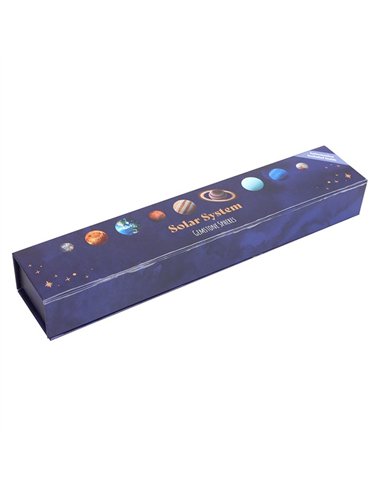 Solar System Gemstone Crystal Sphere Set  SO_06825