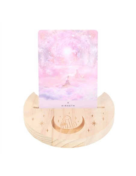 Natural Crystal Crescent Moon Tarot Card Stand TC_86724 - pic 138197 | FastDaddyshop