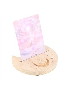 Natural Crystal Crescent Moon Tarot Card Stand TC_86724 2