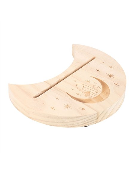 Natural Crystal Crescent Moon Tarot Card Stand TC_86724 - pic 138199 | FastDaddyshop