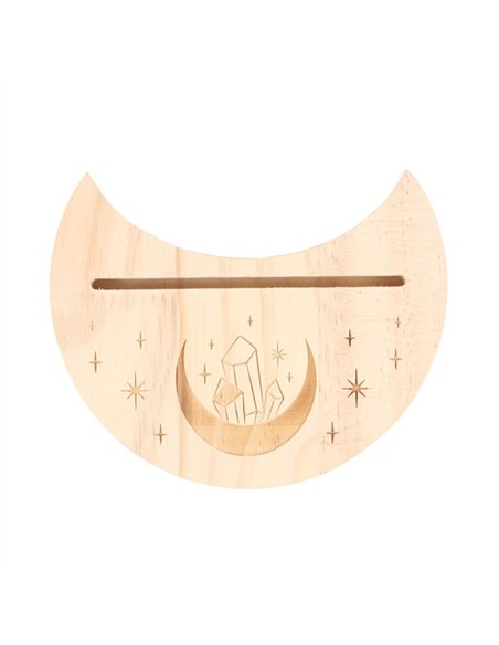 Natural Crystal Crescent Moon Tarot Card Stand TC_86724 - pic 138200 | FastDaddyshop