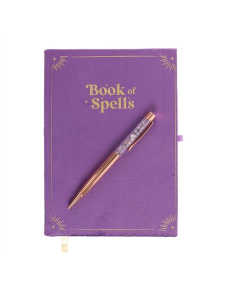 Book of Spells Journal with Amethyst Crystal Pen WA_30025 - pic 138218 | FastDaddyshop