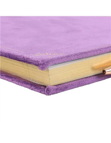 Book of Spells Journal with Amethyst Crystal Pen WA_30025