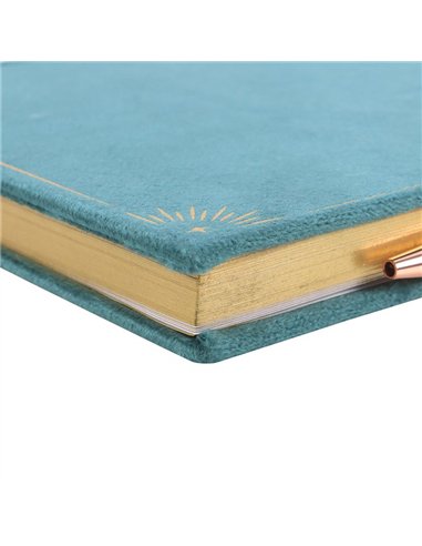 Book of Abundance Journal with Green Aventurine Crystal Pen WA_30125