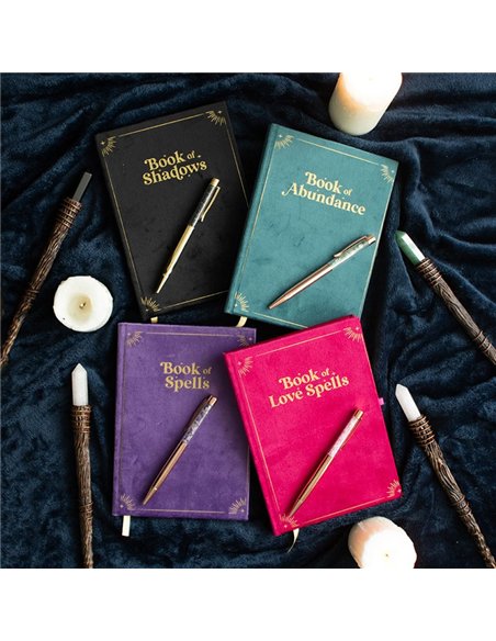Book of Shadows Journal with Black Obsidian Crystal Pen WA_30325 - pic 138239 | FastDaddyshop