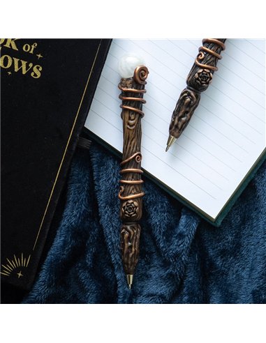 Energy Clearing Aura Quartz Crystal Wand Pen WA_30425