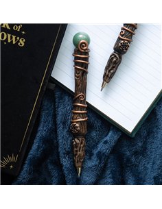 Abundance Green Aventurine Crystal Wand Pen WA_30525 2