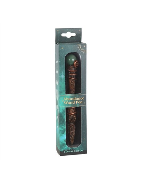 Abundance Green Aventurine Crystal Wand Pen WA_30525 - pic 138246 | FastDaddyshop