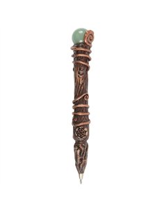 Abundance Green Aventurine Crystal Wand Pen WA_30525