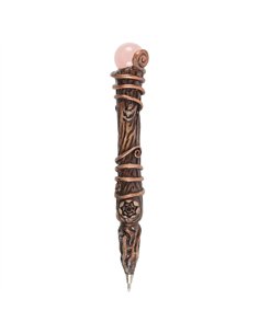 Romance Rose Quartz Crystal Wand Pen WA_30625