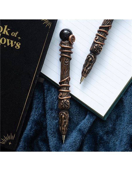 Protection Black Obsidian Crystal Wand Pen WA_30725 - pic 138255 | FastDaddyshop